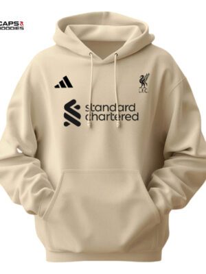 Liverpool FC Beige Hoodie
