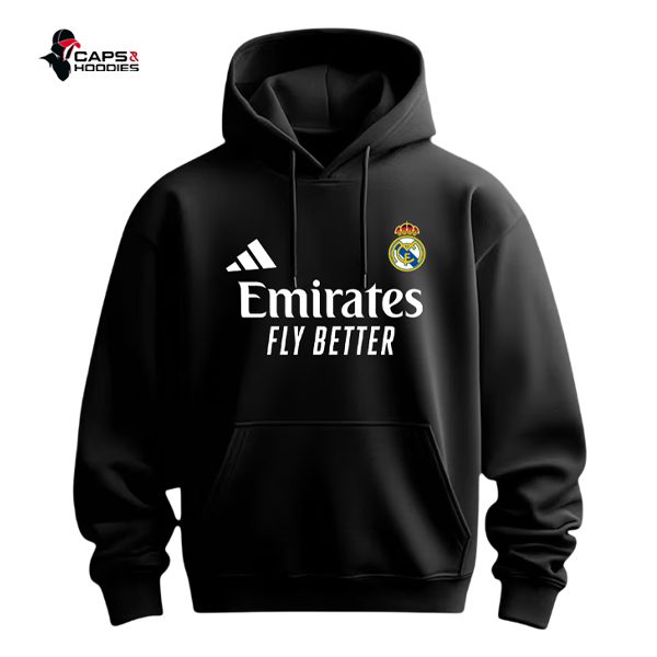 Real Madrid Black 2026 Hoodie Real Madrid Black 2026 Hoodie