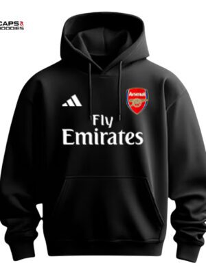 Arsenal FC Black 2026 Hoodie