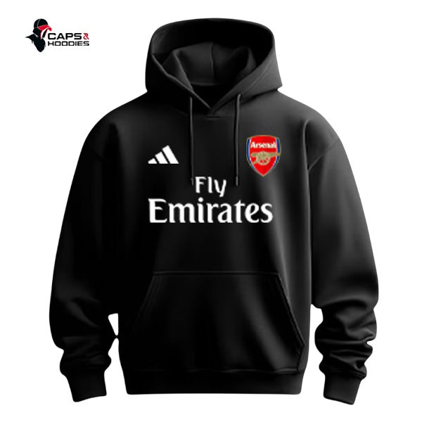 Arsenal FC Black 2026 Hoodie Arsenal FC Black 2026 Hoodie
