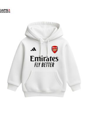 Arsenal FC White Kids Hoodie