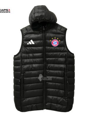 FC Bayern Munich Hooded Puffer Vest FC Bayern Munich Hooded Puffer Vest