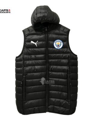 Manchester City Hooded Puffer Vest Manchester City Hooded Puffer Vest