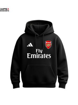 Arsenal FC Black Kids Hoodie