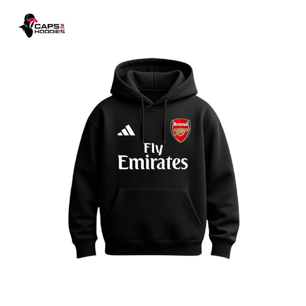 Arsenal FC Black Kids Hoodie
