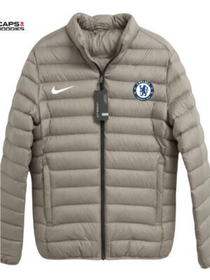 Chelsea FC Beige Puffer Jacket