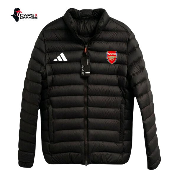 Arsenal FC Black Puffer Jacket