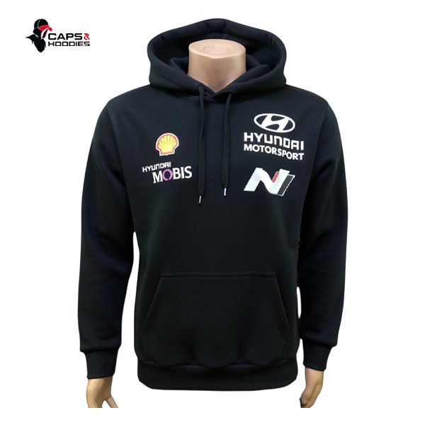 Hyundai WRC Safari Rally 2026 Hoodie – Black