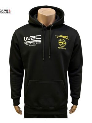 WRC Safari Rally 2026 Hoodie – Black WRC Safari Rally 2026 Hoodie – Black