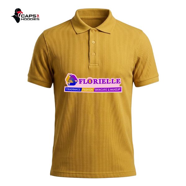 Branded Polo Shirt – Mustard Yellow Edition Branded Polo Shirt – Mustard Yellow Edition