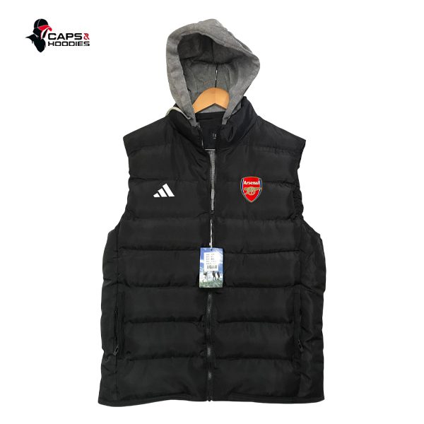 Arsenal Sleeveless Jacket with Hood Arsenal Sleeveless Jacket with Hood