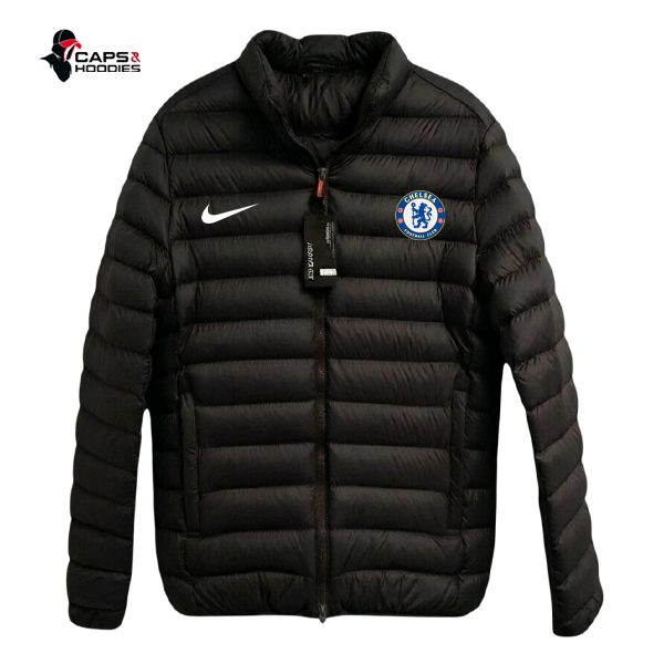 Chelsea FC Black Puffer Jacket