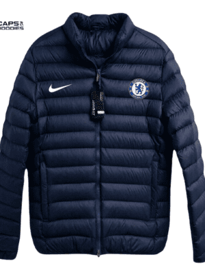 Chelsea FC Navy Blue Puffer Jacket