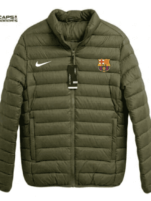 FC Barcelona Jungle Green Puffer Jacket