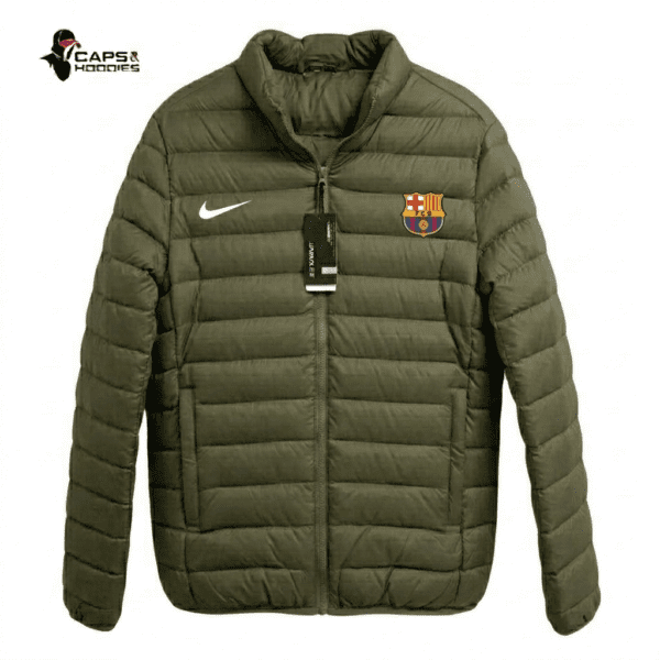 FC Barcelona Jungle Green Puffer Jacket