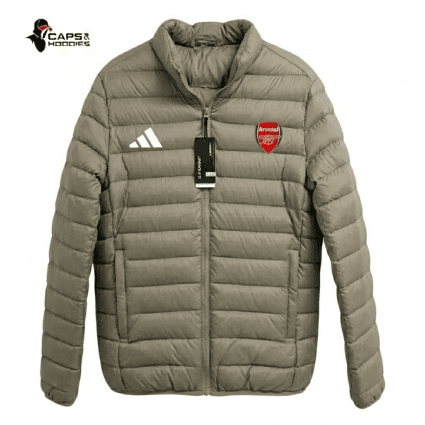 Arsenal FC Beige Puffer Jacket