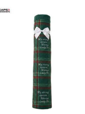 Green Corporate Throw Blanket