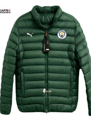 Manchester City Green Puffer Jacket