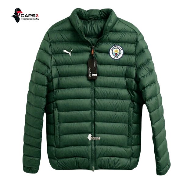 Manchester City Green Puffer Jacket
