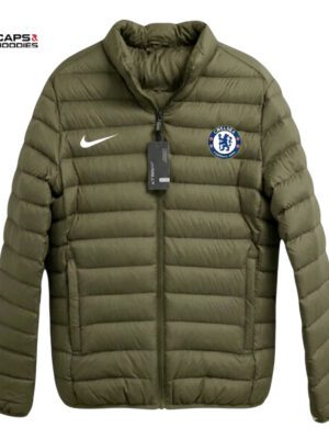 Chelsea FC Jungle Green Puffer Jacket