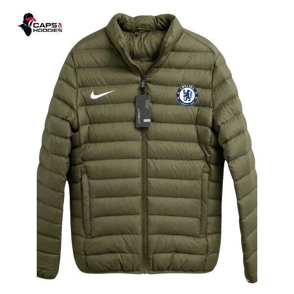 Chelsea FC Jungle Green Puffer Jacket