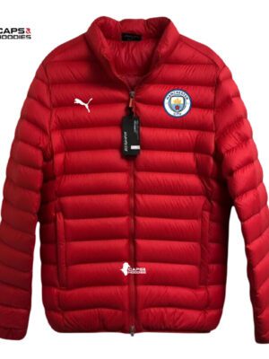 Manchester City Red Puffer Jacket