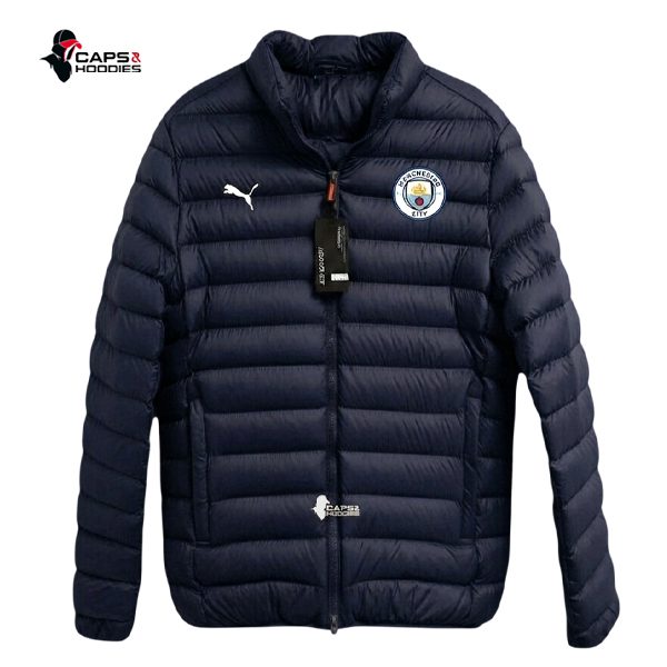 Manchester City Navy Blue Puffer Jacket