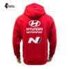 Hyundai WRC Safari Rally 2026 Hoodie – Red