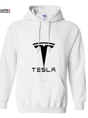 Tesla White Hoodie Tesla White Hoodie
