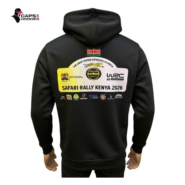 WRC Safari Rally 2026 Hoodie – Black