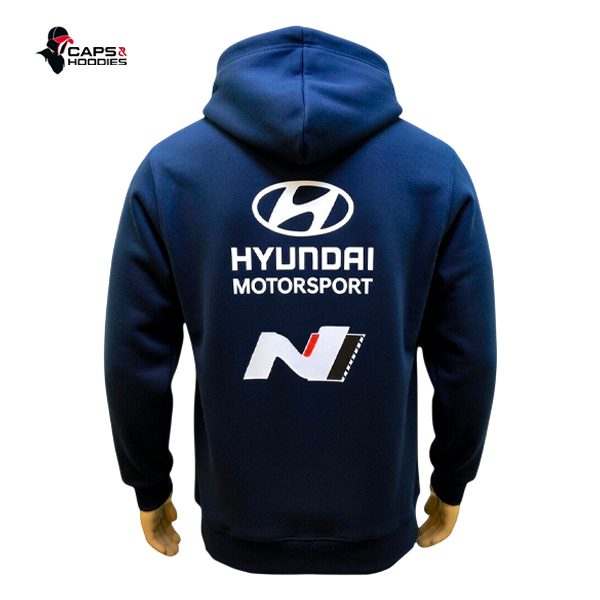Hyundai WRC Safari Rally 2026 Hoodie – Navy Blue