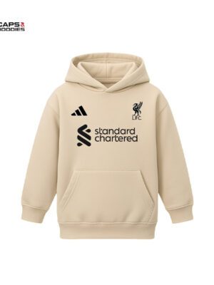 Liverpool FC Kids Beige Hoodie Liverpool FC Kids Beige Hoodie