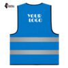 Blue Reflector Vest -Customizable Design