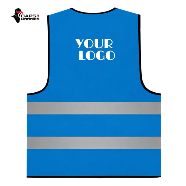 Blue Reflector Vest -Customizable Design