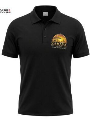 Branded Black Polo Shirt