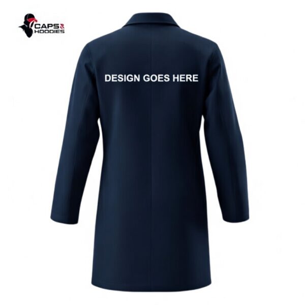 Navy Blue Dust Coat