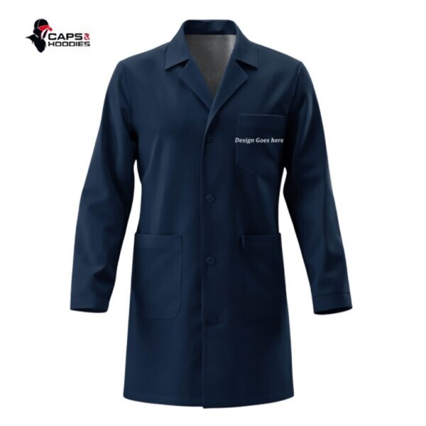 Navy Blue Dust Coat