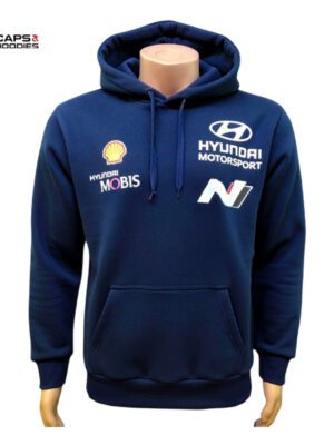 Hyundai WRC Safari Rally 2026 Hoodie – Navy Blue Hyundai WRC Safari Rally 2026 Hoodie – Navy Blue