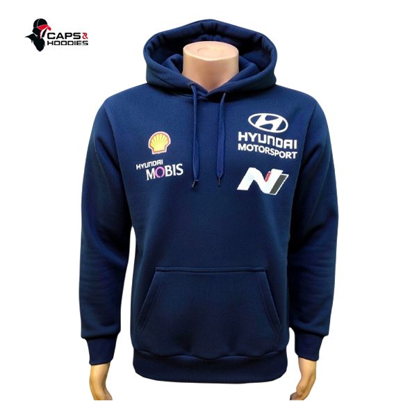 Hyundai WRC Safari Rally 2026 Hoodie – Navy Blue
