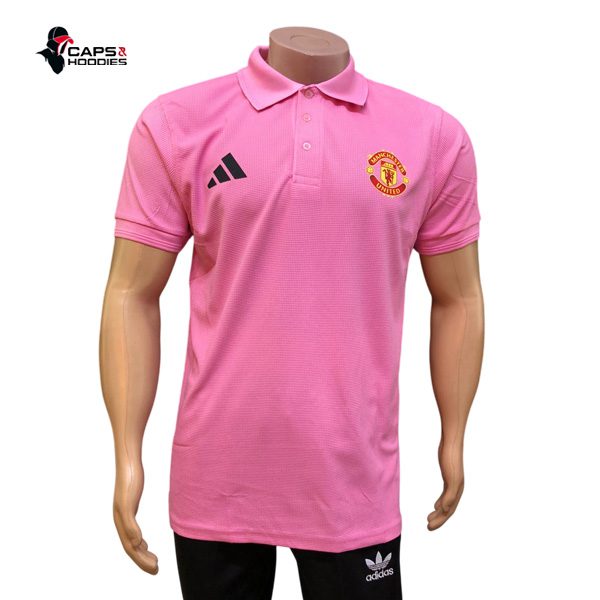 Manchester United 2026 Polo Shirt – Pink Edition