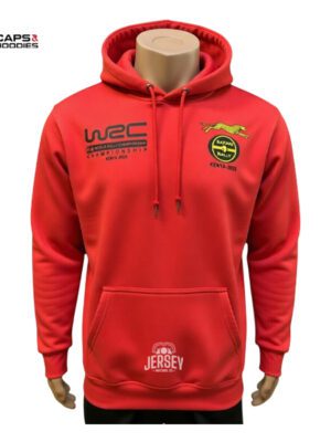 WRC Safari Rally 2026 Hoodie – Red WRC Safari Rally 2026 Hoodie – Red