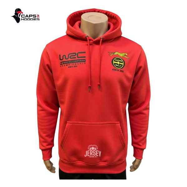 WRC Safari Rally 2026 Hoodie – Red
