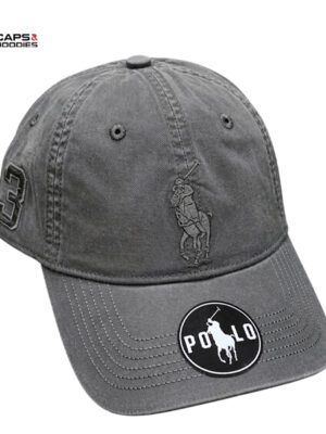 Dark Gray Polo Baseball Cap