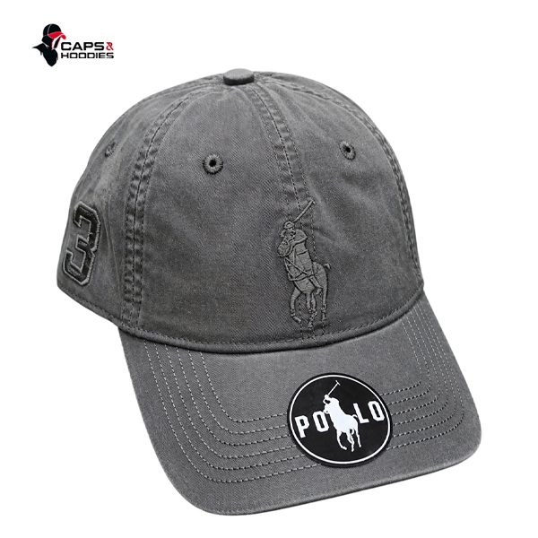 Dark Gray Polo Baseball Cap Dark Gray Polo Baseball Cap