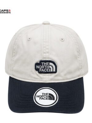 North Face Beige & Navy Cap