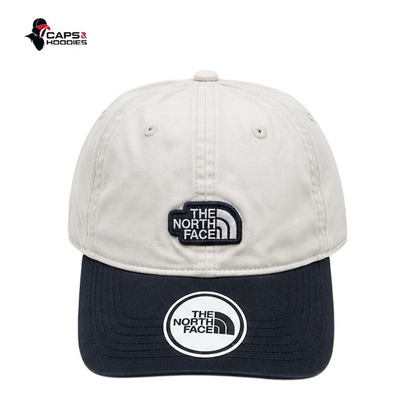 North Face Beige & Navy Cap North Face Beige & Navy Cap