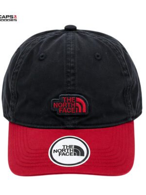 Black & Red North Face Cap