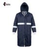 Navy Blue Reflective Waterproof Raincoat Navy Blue Reflective Waterproof Raincoat