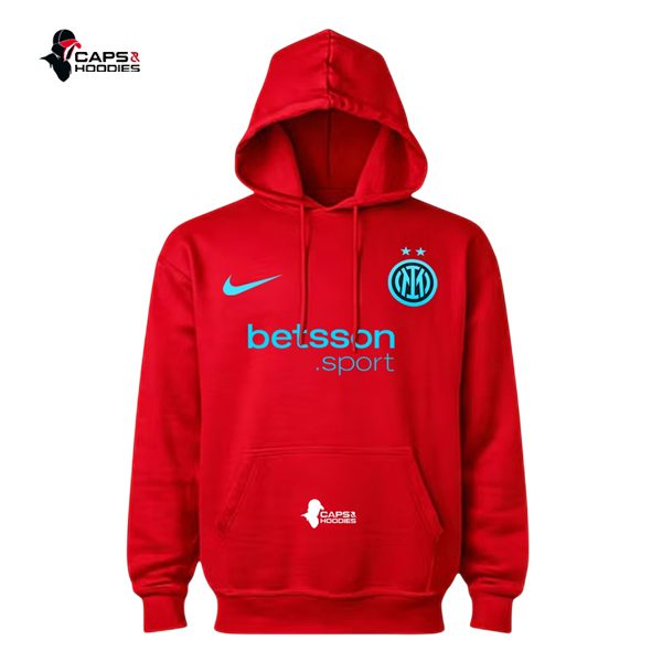 Red Inter Milan hoodie Red Inter Milan hoodie
