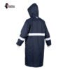 Navy Blue Reflective Waterproof Raincoat Navy Blue Reflective Waterproof Raincoat